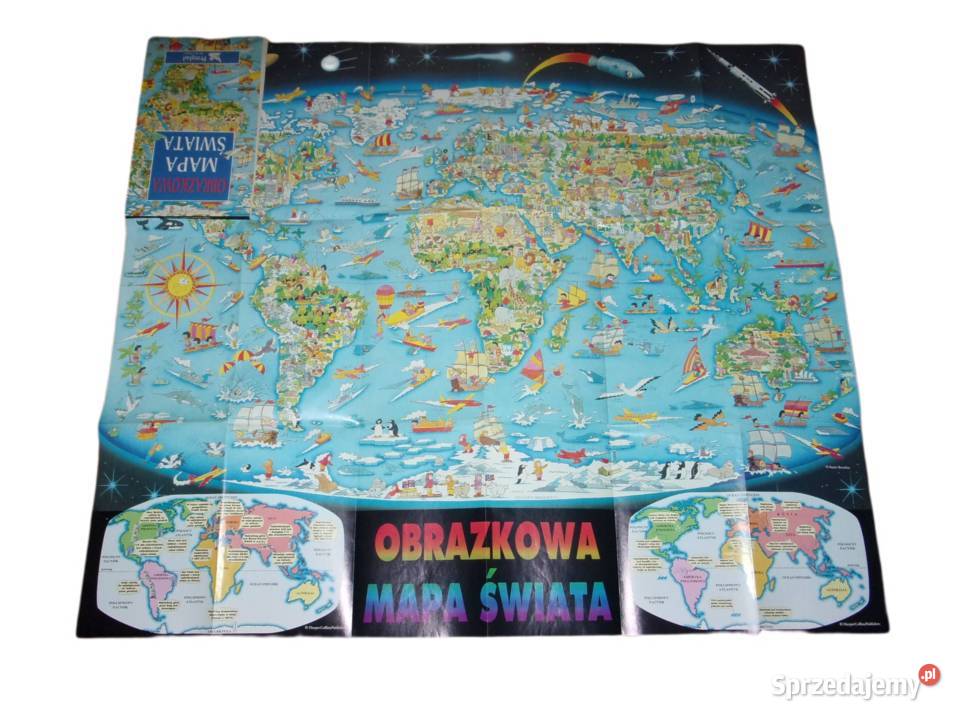 Obrazkowa Mapa Świata Dom i Ogród mazowieckie sprzedam