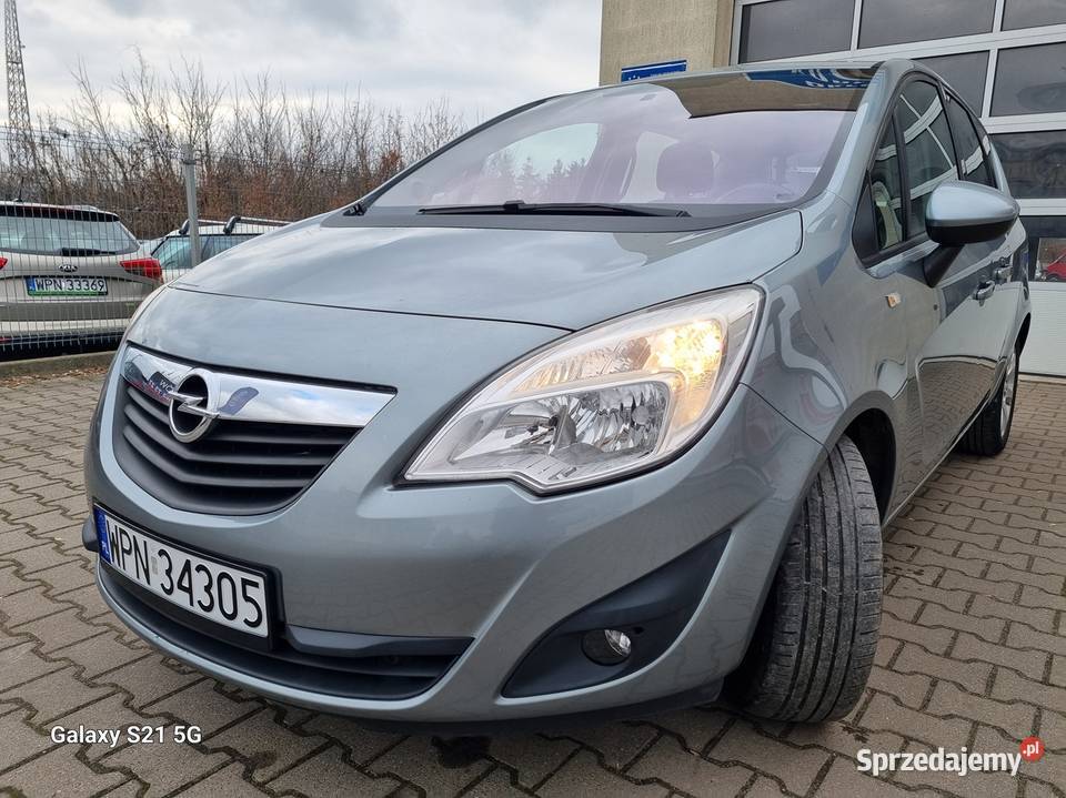 Opel Meriva B 14 TURBO 120 alufelgi climatronic Hatchback Płońsk sprzedam