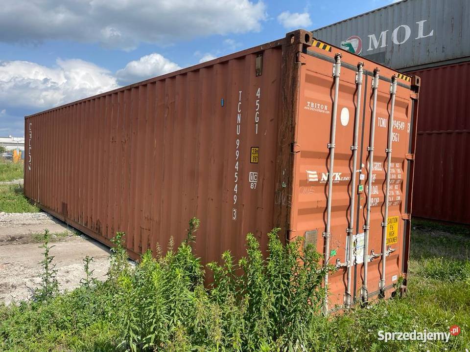 Kontener morski magazynowy 40 DVHC 12 metrowy Łańcut