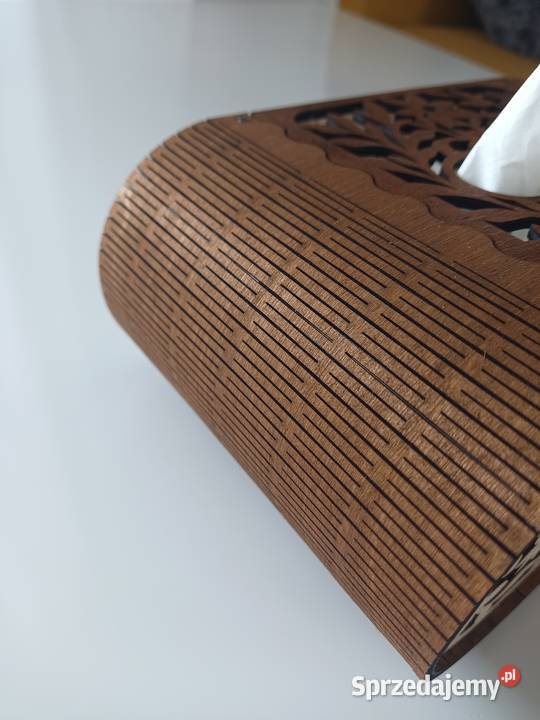 Drewniany chustecznik serwetnik Drezdenko sprzedam