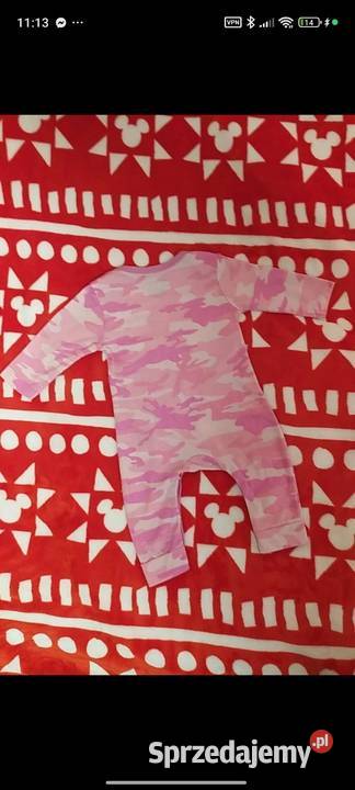 Nowy pajacyk dziewczynki Reebok Warszawa