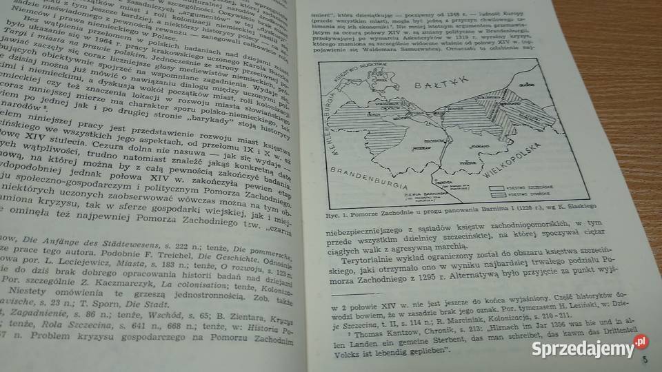 Miasta księstwa szczecińskiego do połowy XIV Rok wydania 1987 Gdańsk
