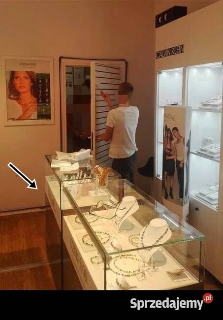 Włoskie meble jubilerskie sklepowe gablota 45cm Komody Meble Warszawa