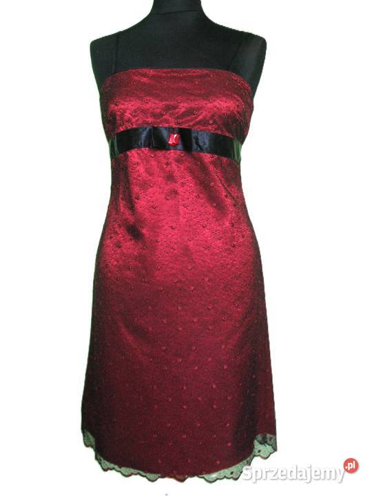 Sukienka z koronki 38 M biust 83 mazowieckie Siedlce