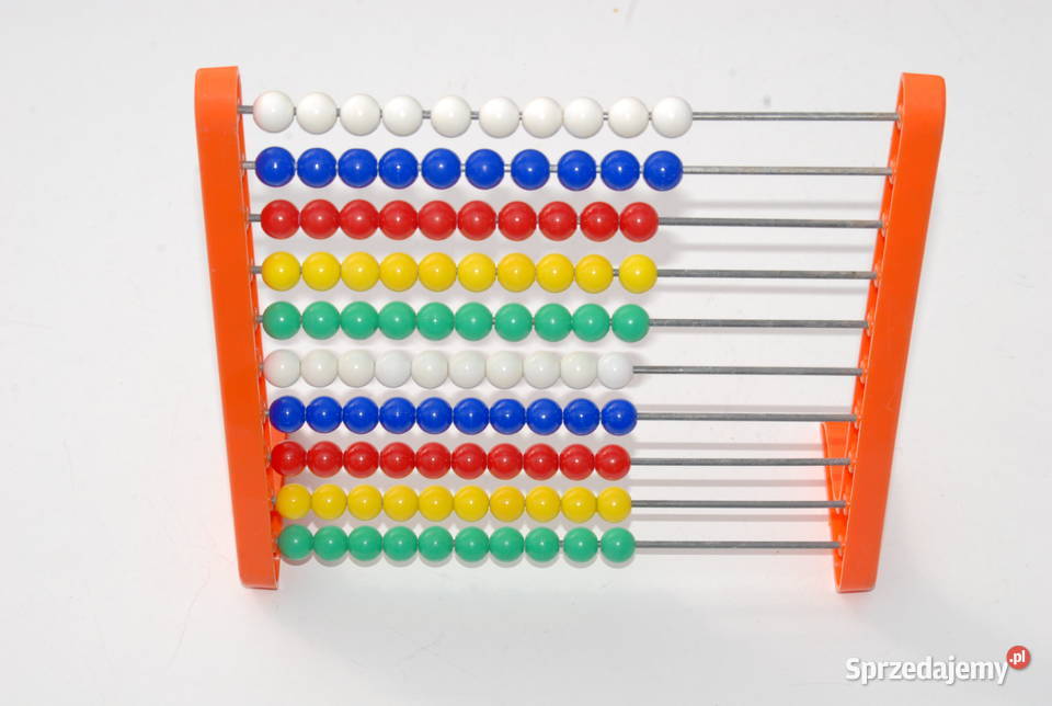 Stara zabawka liczydło plastikowe unikat Cieszyn