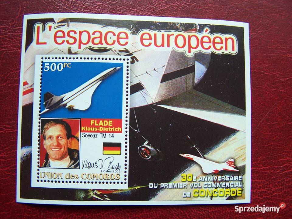 Komory MNH Kosmos Concorde śląskie Tychy sprzedam