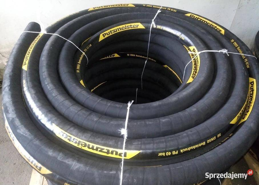 Wąż do betonu Putzmeister 50mm 40Bar 40mb 9mm Kraków
