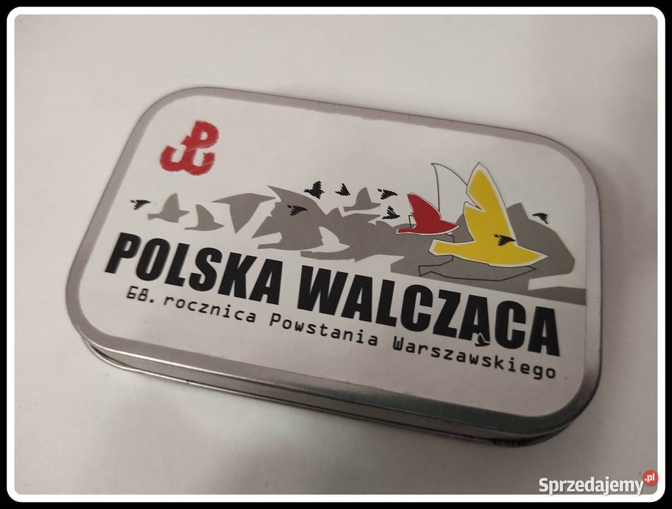 Polska Walcząca pudełko pamiątka 68rocznicy Płock