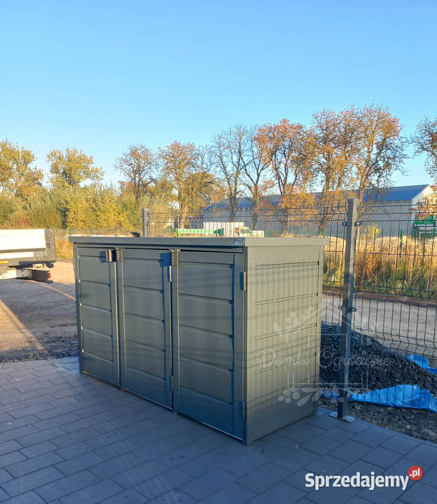 Zabudowa koszy na śmieci wiata śmietnikowa Międzyrzecz