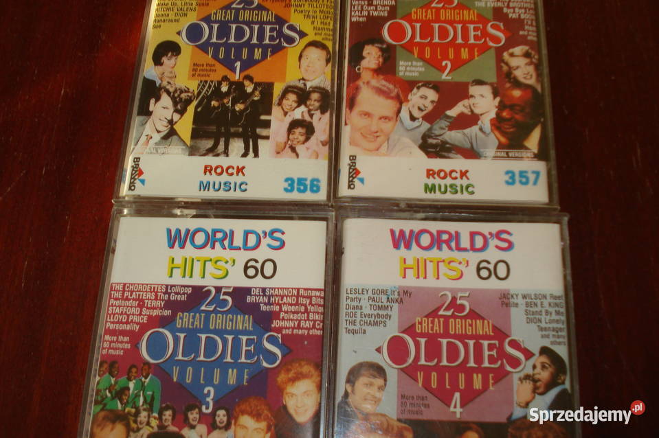 Kasety magnetofonowe 4 Worlds Hits 60 sprzedam łódzkie Łódź