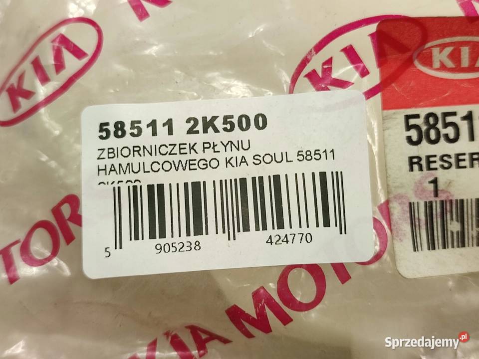 ZBIORNICZEK PŁYNU HAMULCOWEGO KIA SOUL MT AT
