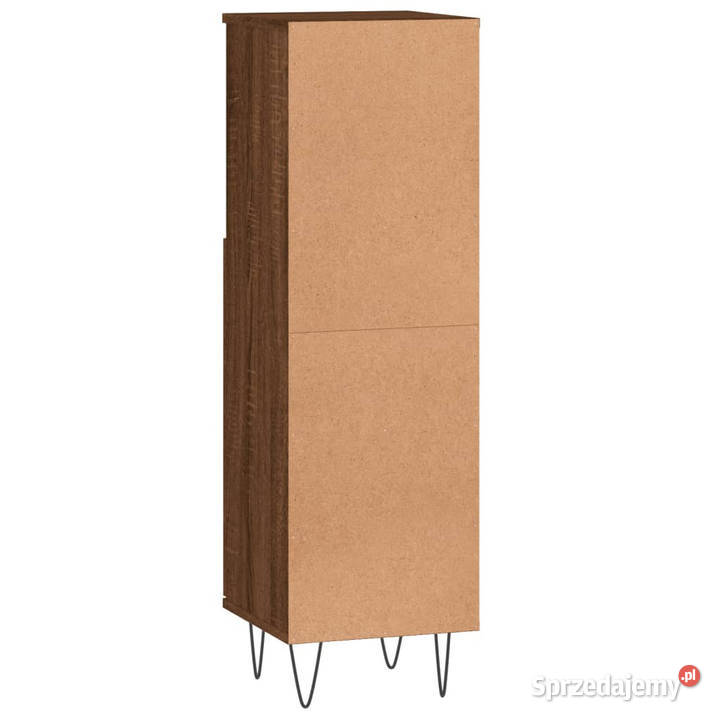 Szafka łazienkowa brązowy dąb 30x30x100 WM831563 Warszawa