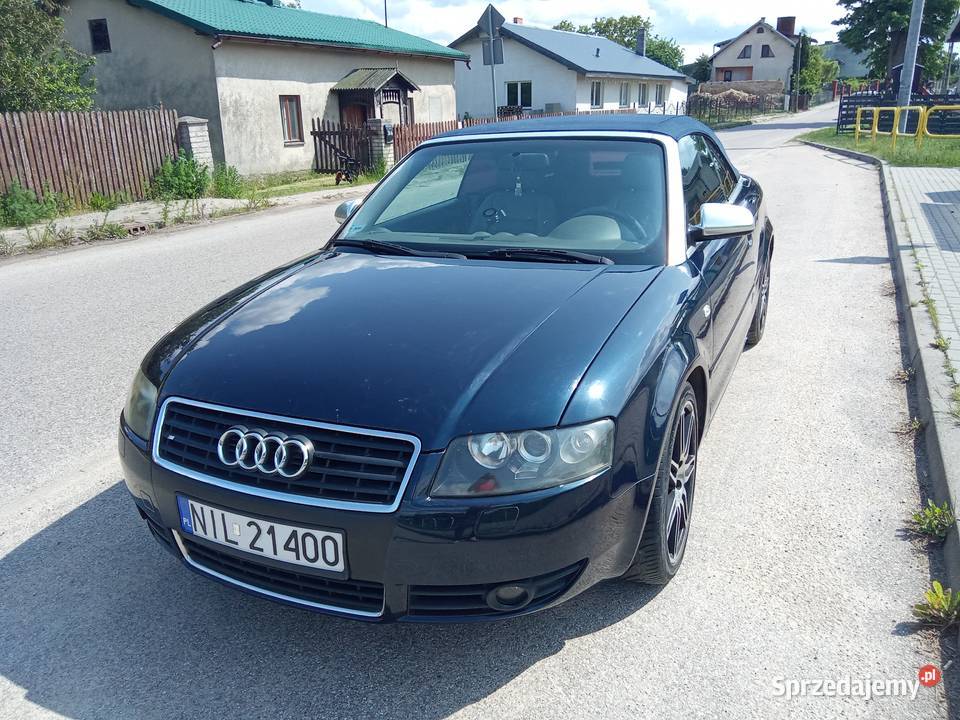 Audi A4 S4 18 T LPG cabrio Nowe Miasto Lubawskie