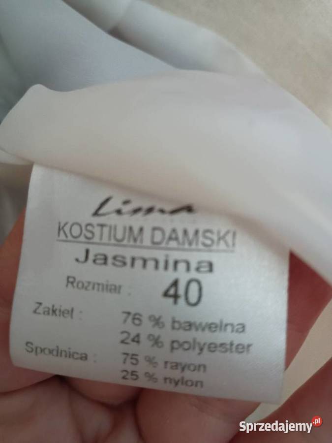 Żakiet spódnica bezowo fioletowe 40 100 Stalowa Wola sprzedam