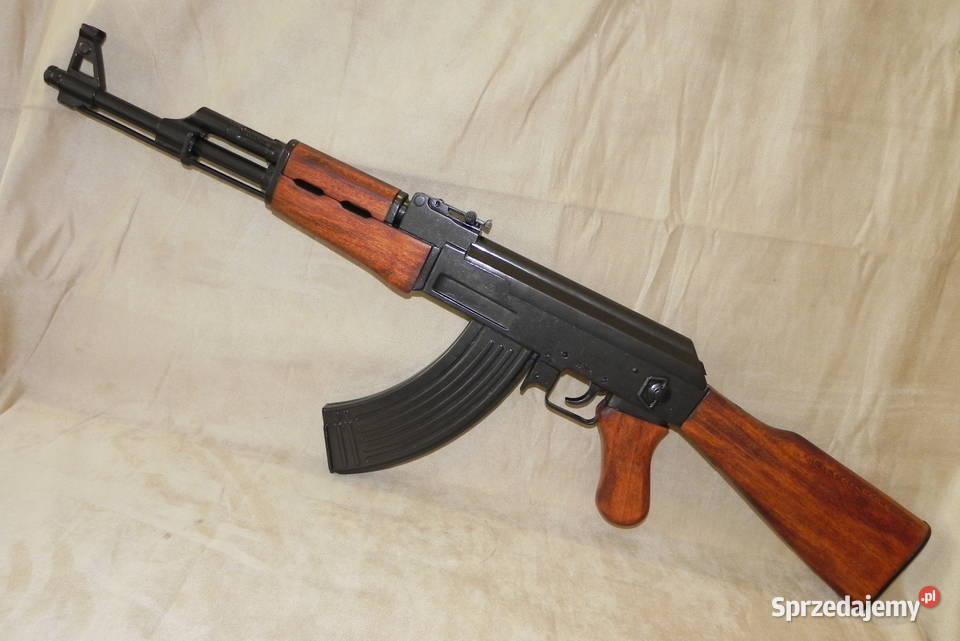 Replika broni Kałasznikow AK 47 kolba drewno Środa Wielkopolska