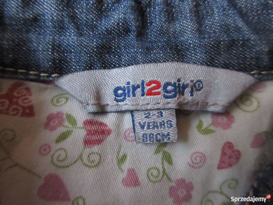 Sukienka jeansowa szmajzerka 98 Słupca