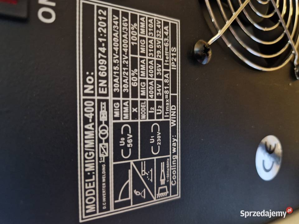 Półautomat spawalniczy BX3022 MIGMMA400 wielkopolskie Głogowa