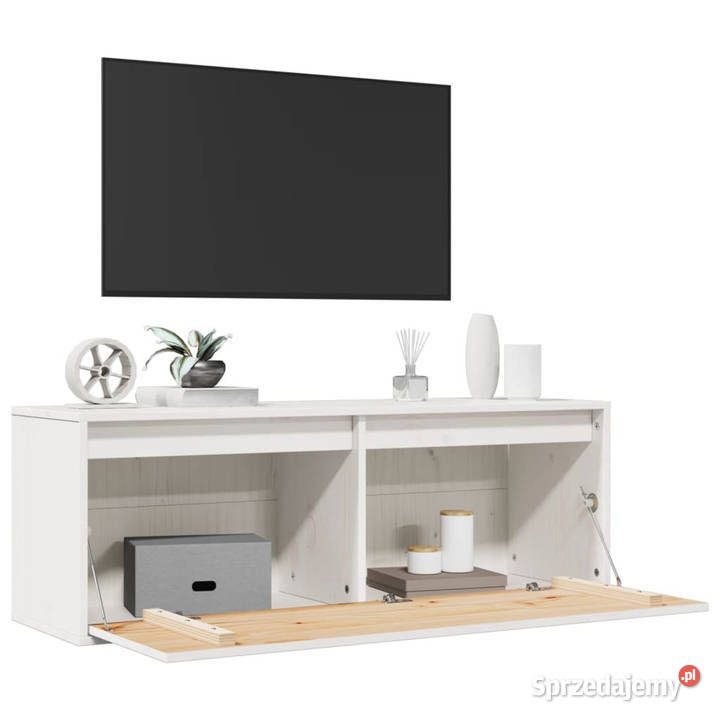 Szafka ścienna biała 100x30x35 lite drewno Warszawa