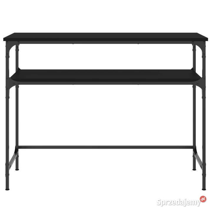 Stolik konsolowy czarny 100x355x75 WM834045