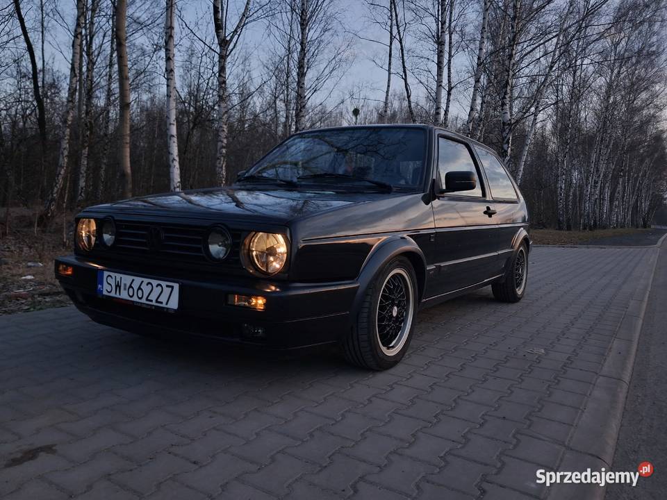 VW Golf II 18 Projekt z Duszą BBS Hella Black Świętochłowice