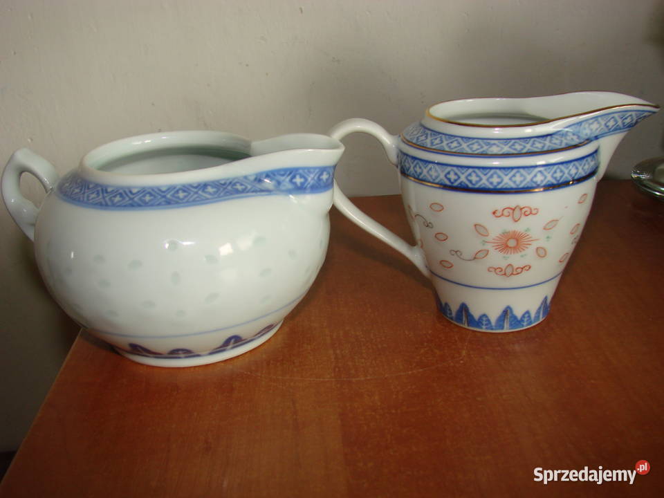 chińska ryżowa porcelana mlecznik Pruszcz Gdański