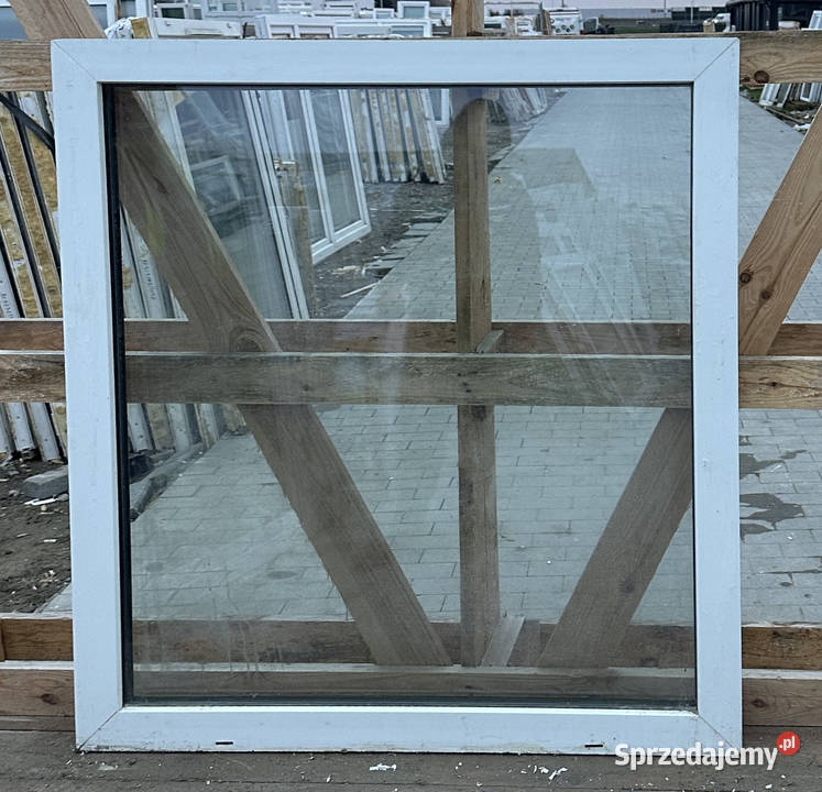 OKNA KacprzaK Witryna 100X111 FIX Używany PCV Siedlce
