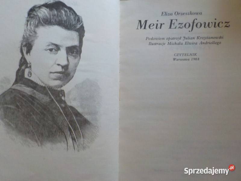 Ksiazka Meir EzofowiczOrzeszkowa Eliza Sopot