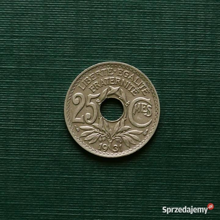 FRANCJA Francja 25 centymów 1931r Gliwice