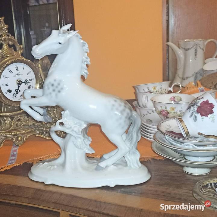 Figura konia Wallendorf Th Ringen 191448 Porcelana i szkło Gdańsk sprzedam