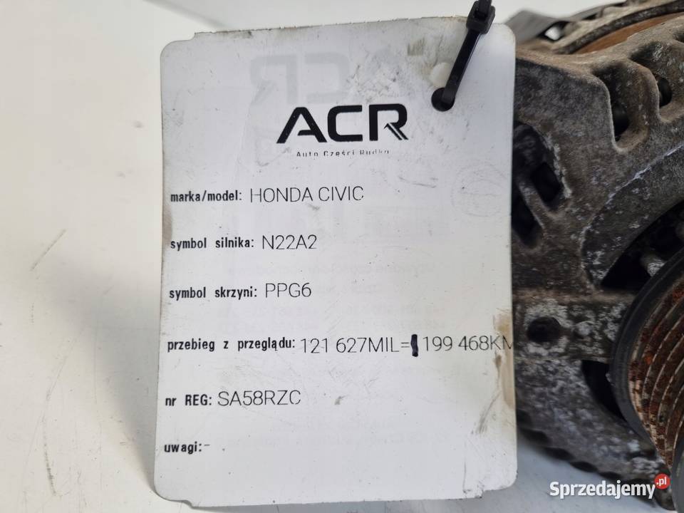 ALTERNATOR Honda Civic VIII 22 iCDTI denso Chełm