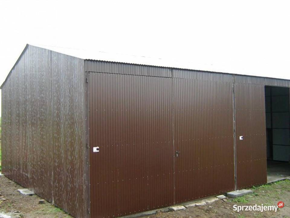 Blaszana hala 1014 m brązowa Kraków sprzedam