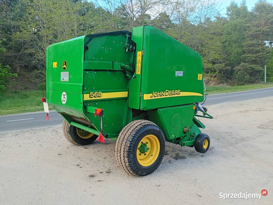 Prasa JOHN DEERE 568 ROTOR 2007 ORYGINAL ZADBANA Rolujące (belujące) Brudzew