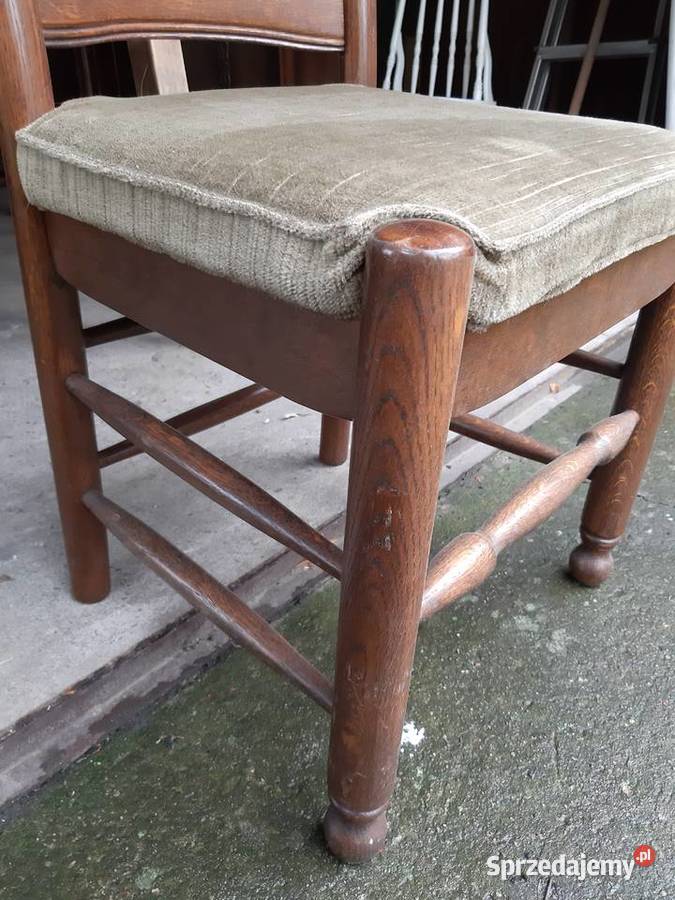 Komplet 4 wygodnych krzeseł holenderskich