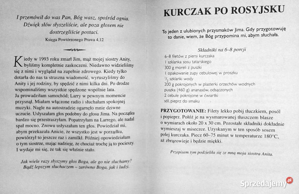 Kuchnia z Morałem Przepisy Babuni Siegfried Chełm sprzedam