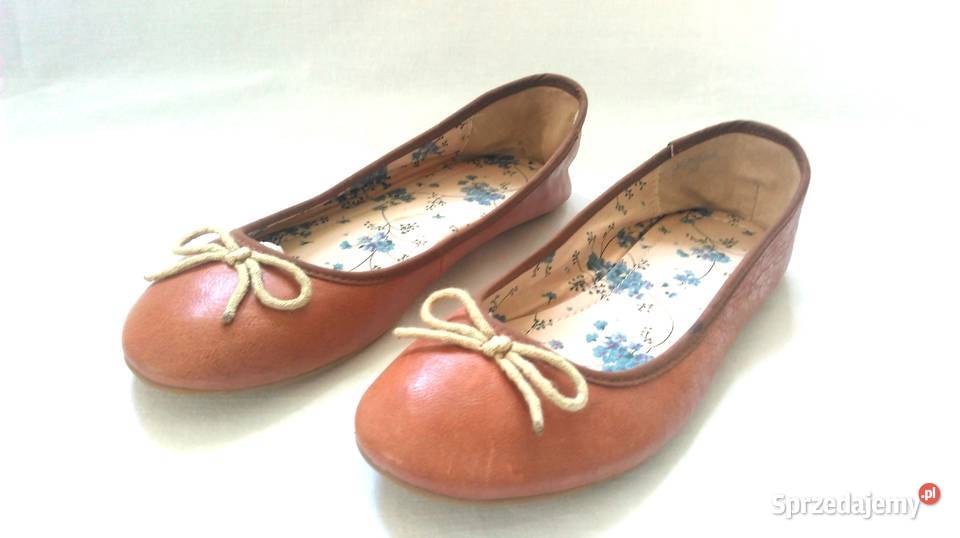 Buty brązowe Baleriny r 375 Morgan stan Białystok sprzedam