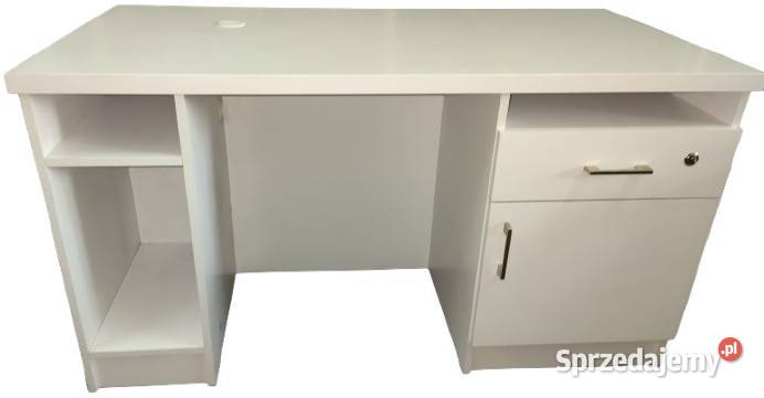 Biurko białe 70x140x76 140cm mazowieckie