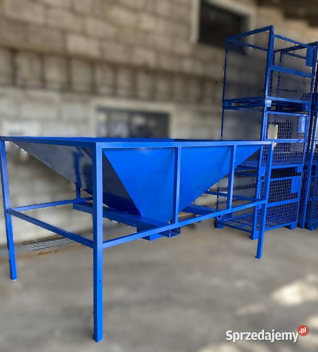 Kosz przyjęciowy zasypowy do big bag łódzkie Niedrzew Pierwszy