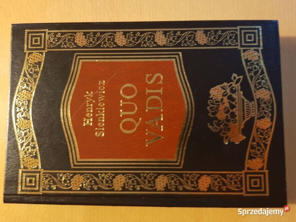 SIENKIEWICZ HENRYK QUO VADIS złota oprawa świętokrzyskie Kielce