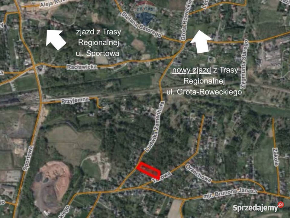 Działka z mediami i dojazdem z 3 stron Rybnik asfalt
