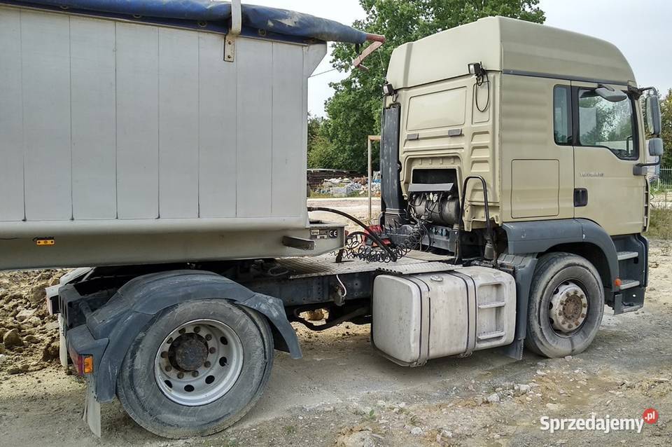 Zestaw MAN TGA 18430 2004 Naczepa Patelnia małopolskie Kraków sprzedam