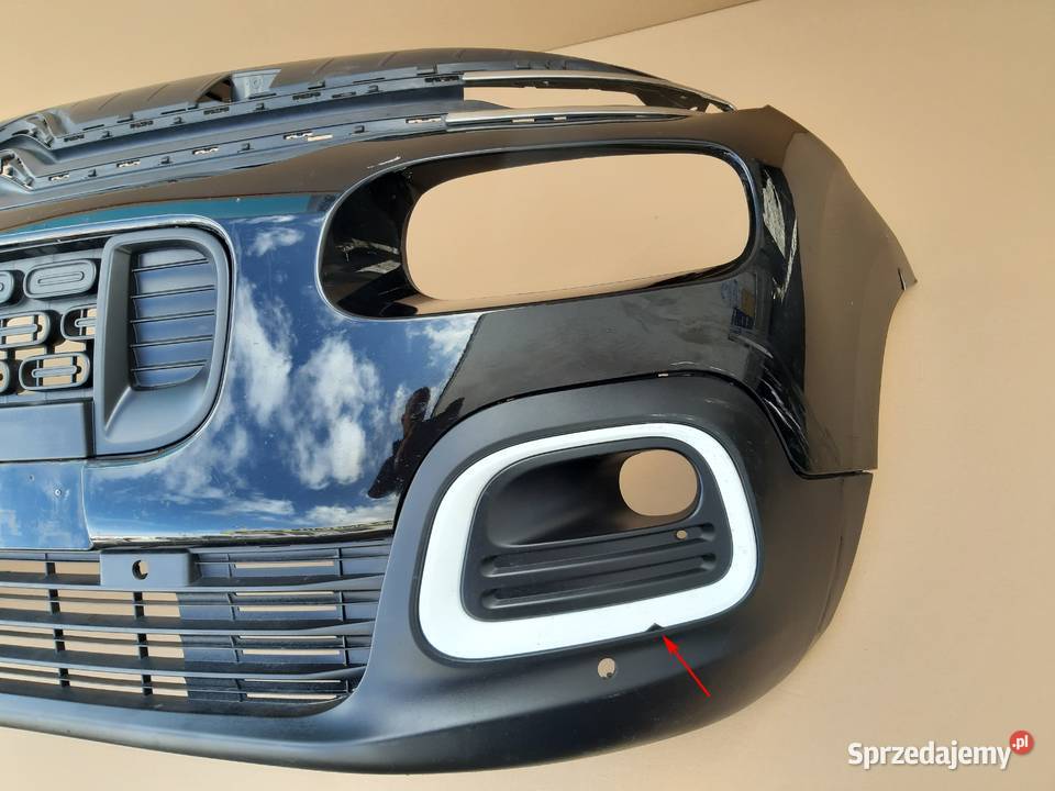 CITROEN BERLINGO 19 ZDERZAK PRZÓD DOKŁADKA Bieleń