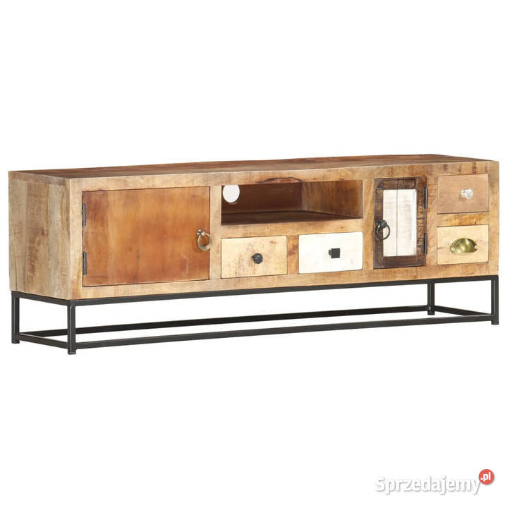 Szafka pod TV 120x30x40 lite drewno odzyskane Warszawa
