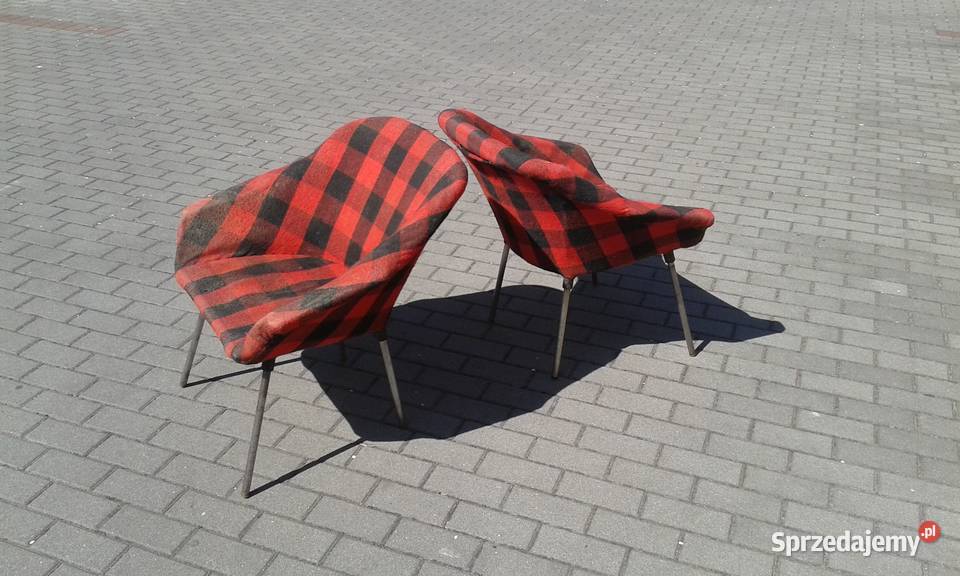 Fotel muszelka PRL Ewa Famed Zadziele design pomorskie Gdynia