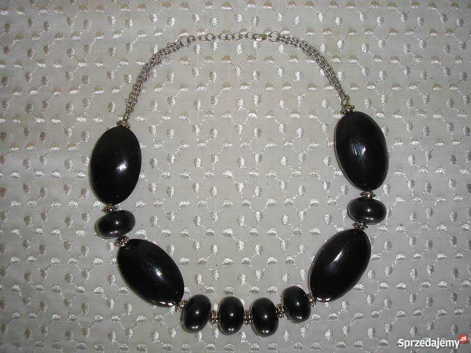 czarne krótkie korale Słupsk