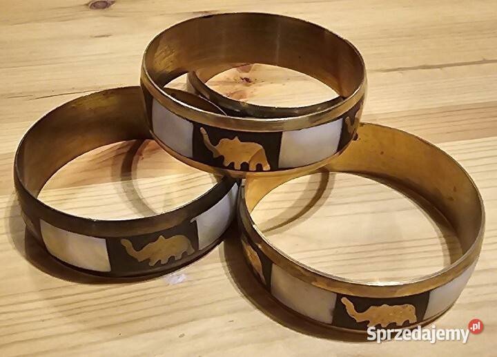 Vintage Bransolety z 80 lat XX w z Indii na Katowice