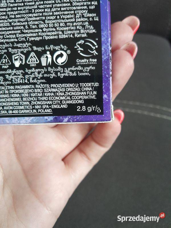 Paletka cieni do powiek Avon Ultra Colour Purple Dla kobiet śląskie Siewierz sprzedam