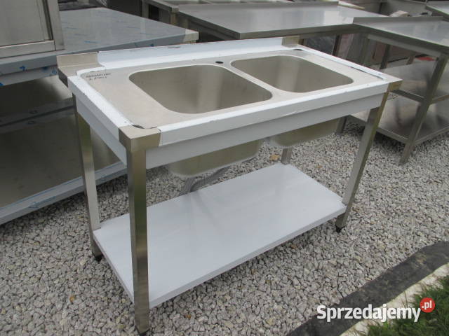 Nowy Zlew Gastronomiczny 2 Komorowy Z Półką Ostrów Wielkopolski