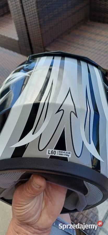 Kask motocyklowy rozmiar 60L nowy Kępno