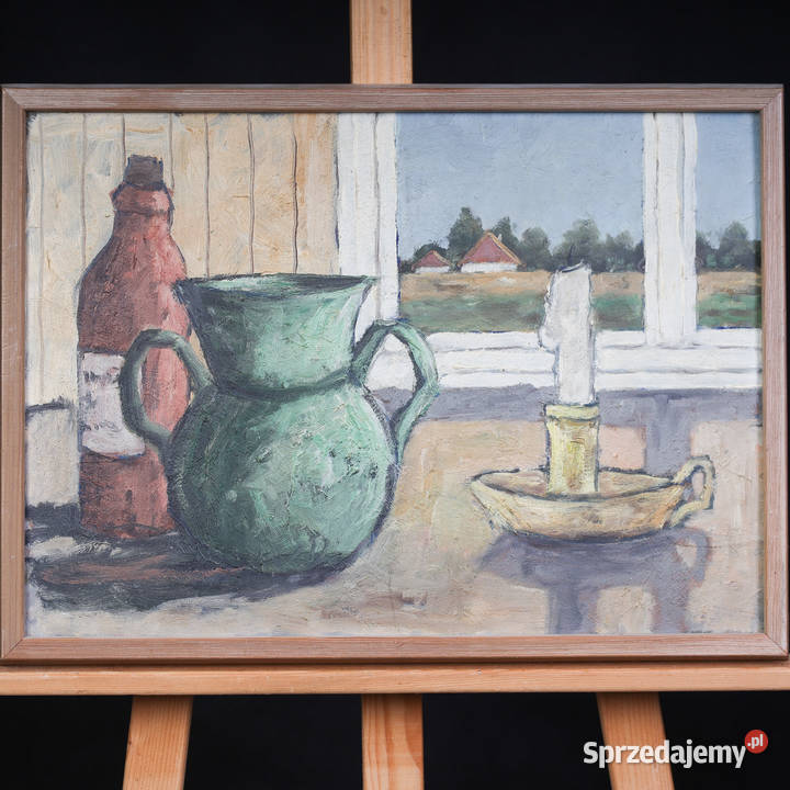 ARTexpert Obraz olejny na płycie martwa natura Dobrzany