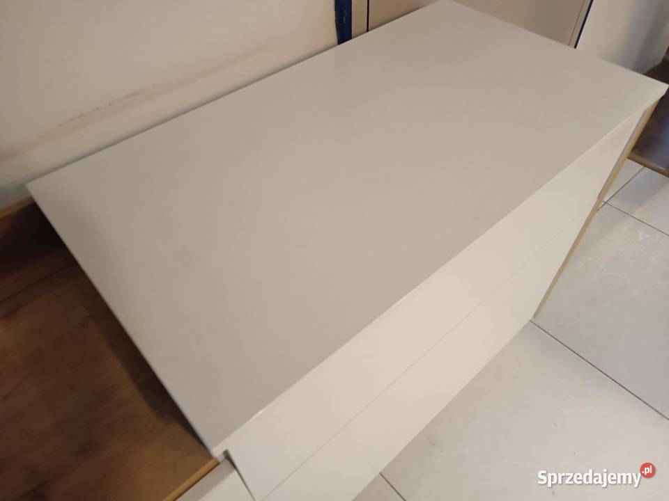 Szafka komoda kredens AARUP biały brąz 40.5cm